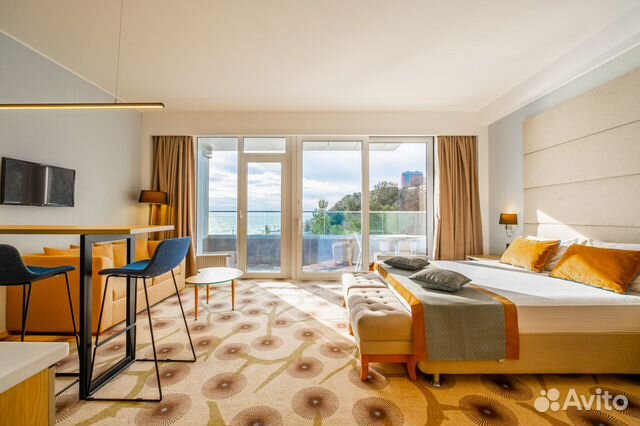 

Квартира-студия, 40 м², 2 кровати