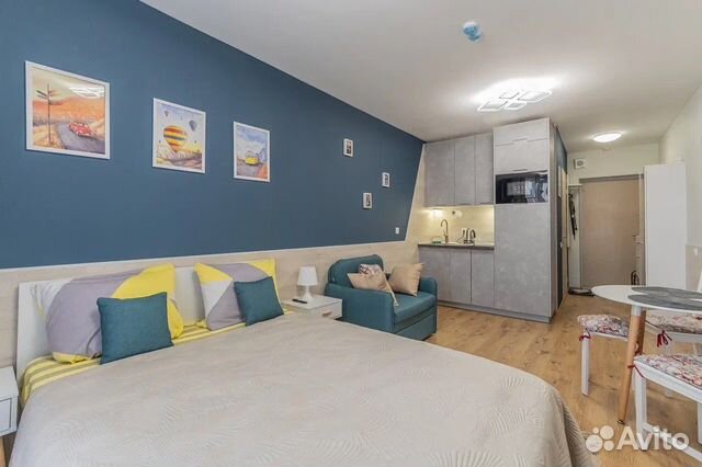 

Квартира-студия, 25 м², 2 кровати