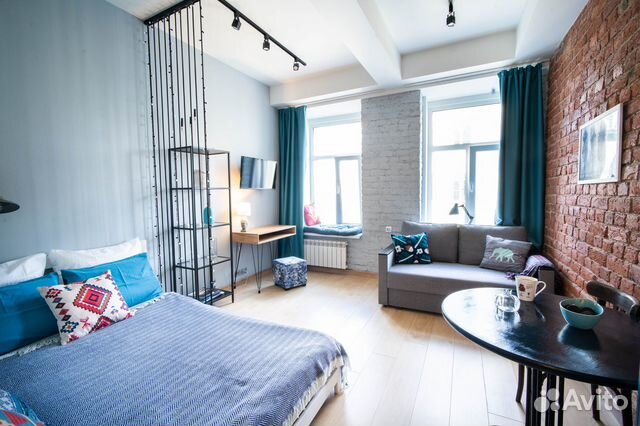 

Квартира-студия, 24 м², 2 кровати