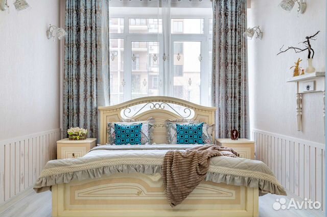 

1-к. квартира, 52 м², 3 кровати
