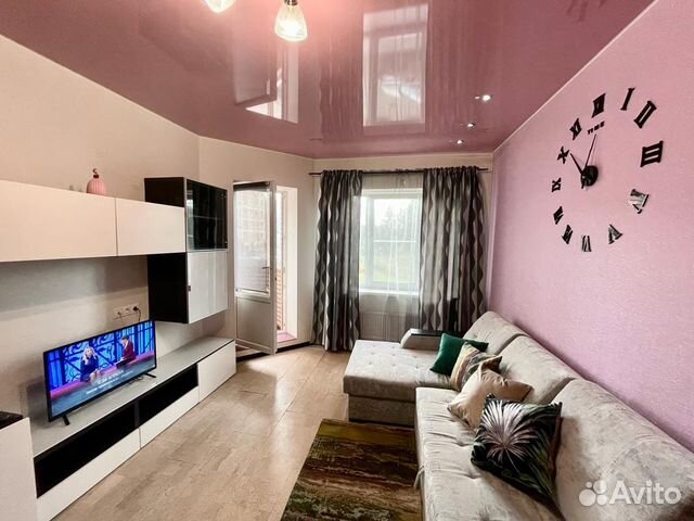 

1-к. квартира, 45 м², 2 кровати