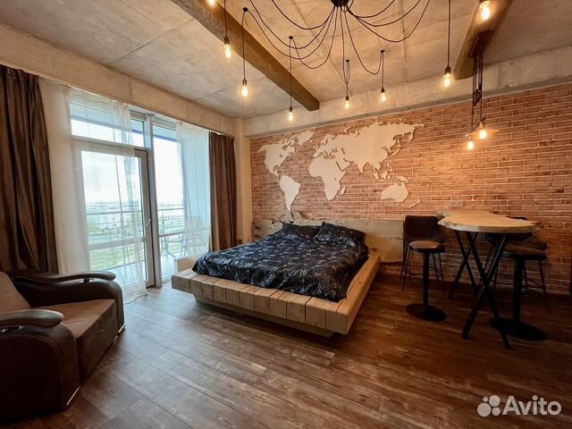 

Квартира-студия, 45 м², 5 кроватей