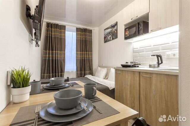 

Квартира-студия, 14 м², 1 кровать