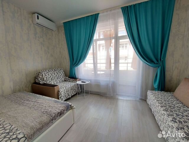 

Квартира-студия, 27 м², 3 кровати