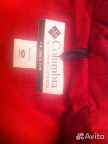 Куртка б/у женская красная в клетку Columbia Куртка б/у женская красная в клетку Columbia