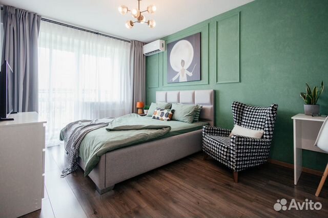 

1-к. квартира, 36 м², 2 кровати