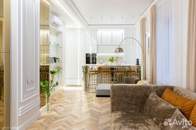 

1-к. квартира, 56 м², 2 кровати