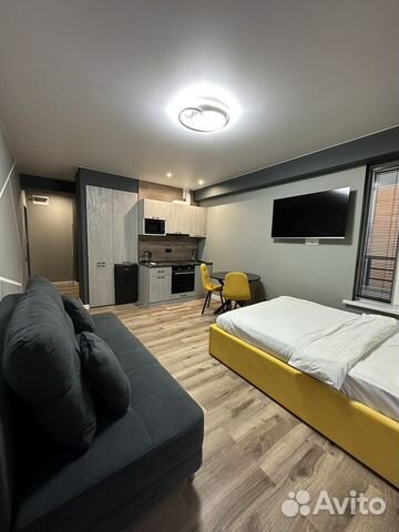 

Квартира-студия, 29 м², 2 кровати