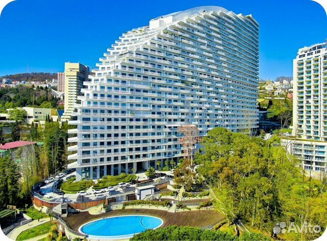

Квартира-студия, 45 м², 2 кровати