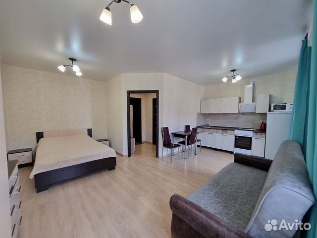 

Квартира-студия, 33 м², 2 кровати