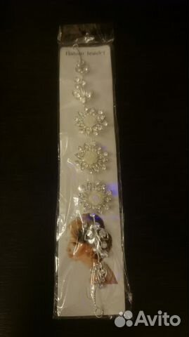 Заколка диадема для волос новая new, свадебная