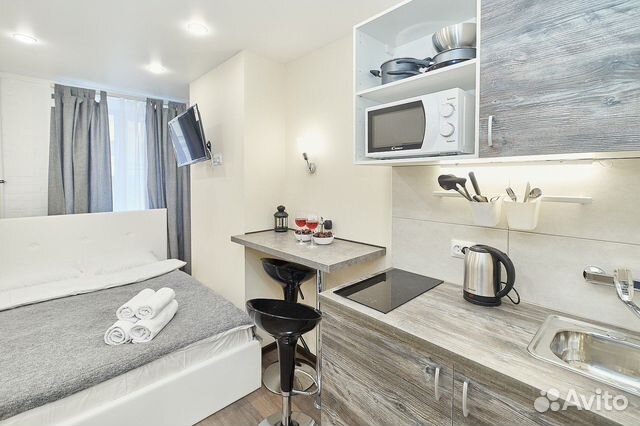 

Квартира-студия, 17 м², 1 кровать