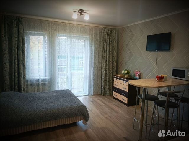 

Квартира-студия, 27 м², 1 кровать