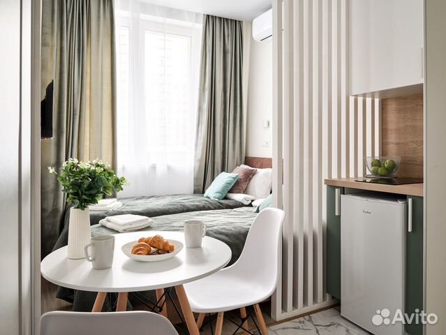 

Квартира-студия, 20 м², 2 кровати
