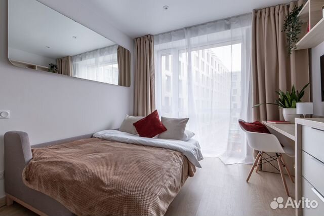 

Квартира-студия в апарт-отеле, 19 м², 1 кровать
