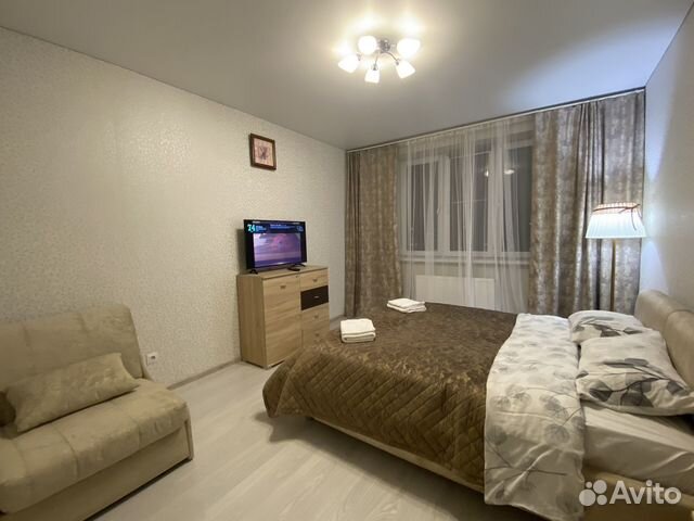 

1-к. квартира, 32 м², 2 кровати