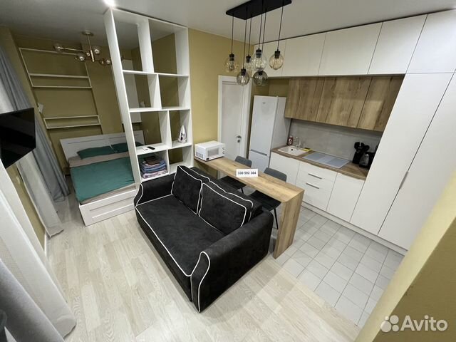 

Квартира-студия, 22,5 м², 2 кровати