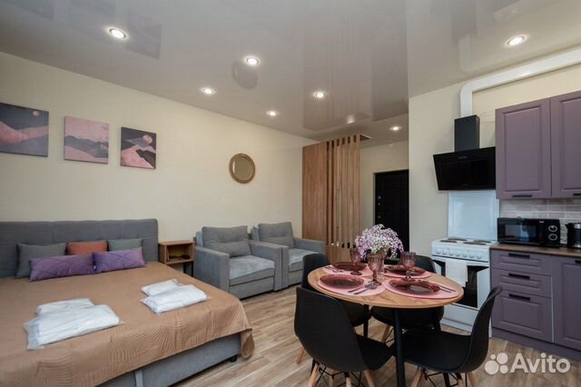 

Квартира-студия, 40 м², 3 кровати