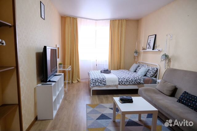 

1-к. квартира, 35 м², 2 кровати