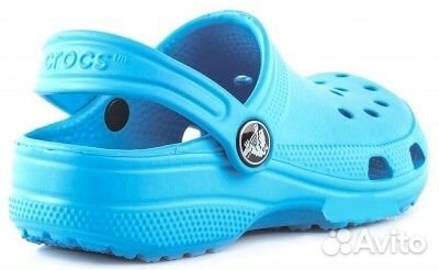 Сабо сандалии сланцы Crocs Classic бирюза унисекс