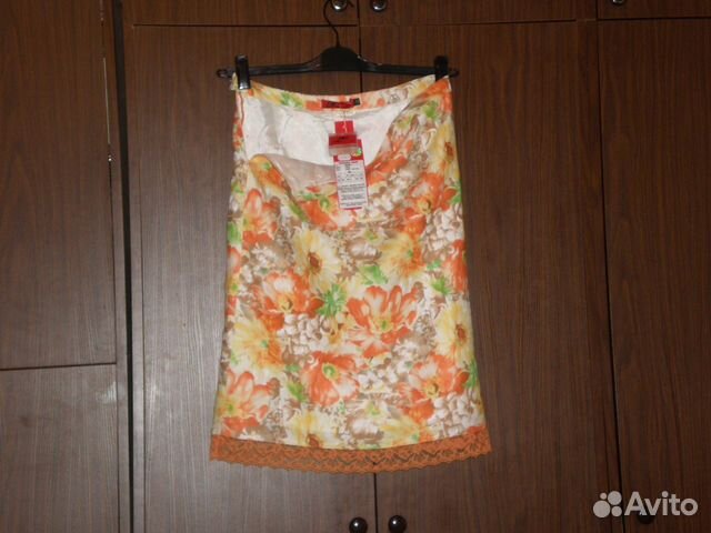 Юбка летняя р 48 Англия хлопок 100 Юбка летняя р 48 Англия хлопок 100