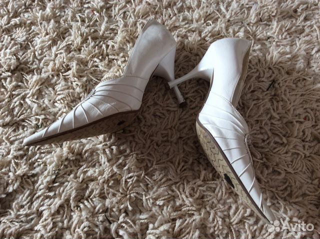 Туфли белые свадебные Туфли белые свадебные