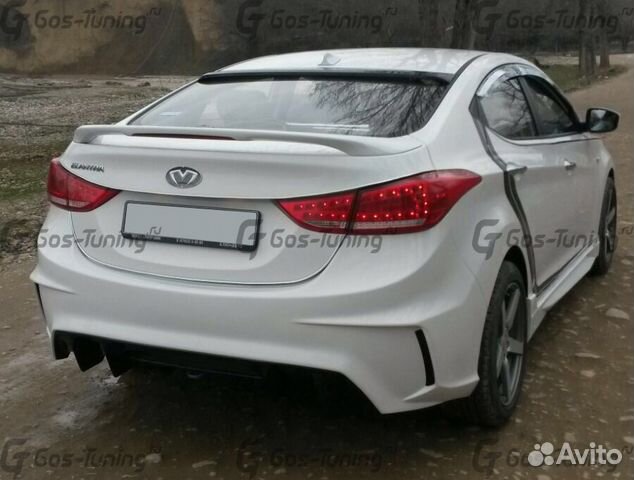 hyundai elantra md задний бампер