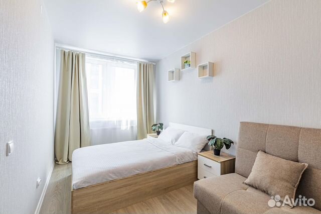 

1-к. квартира, 40 м², 3 кровати
