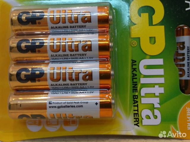 Батарейка Alkaline GP Ultra LR6 AA 1.5V