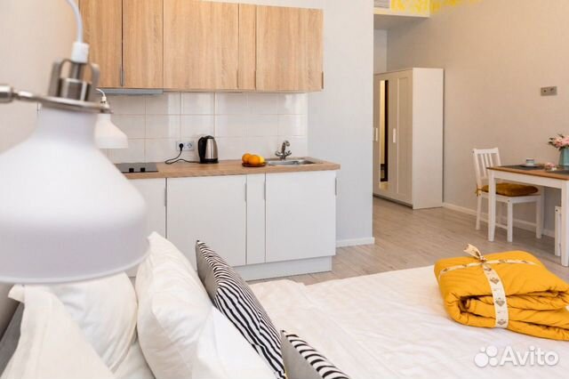 

Квартира-студия, 29 м², 2 кровати