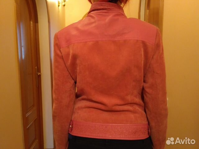 Вельветовая куртка с кожзамом