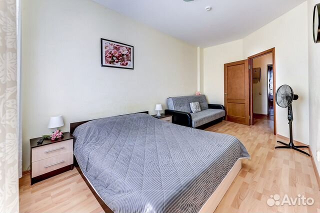 

1-к. квартира, 41 м², 2 кровати
