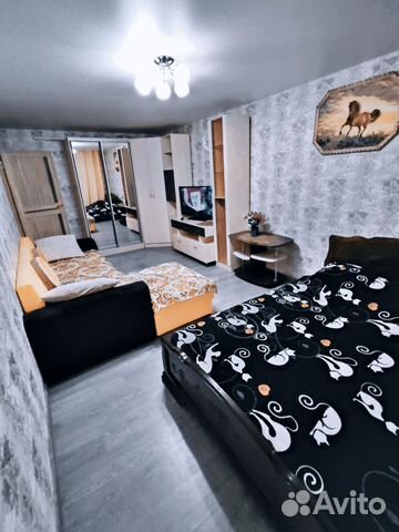 

1-к. квартира, 40 м², 3 кровати