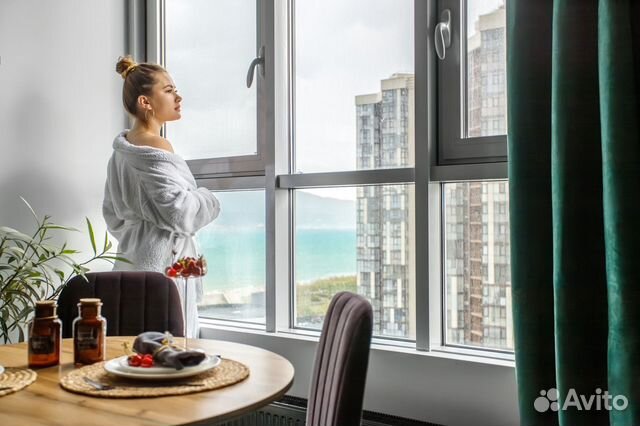 

Квартира-студия, 35 м², 2 кровати