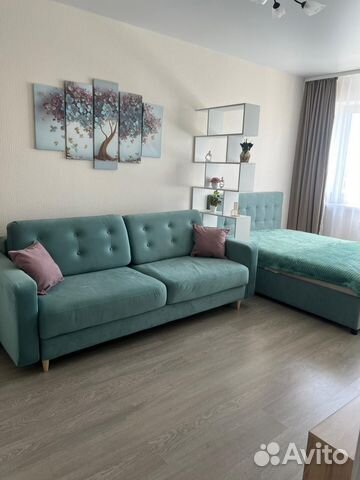 

1-к. квартира, 40 м², 2 кровати