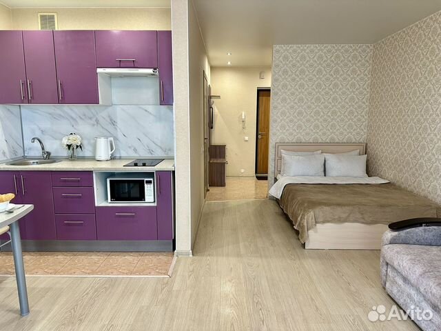 

Квартира-студия, 34 м², 2 кровати