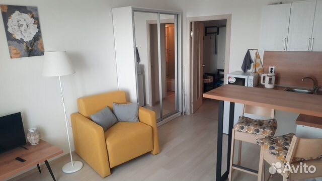 

Квартира-студия, 25 м², 2 кровати