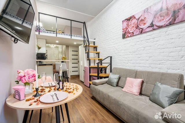 

Квартира-студия, 24 м², 2 кровати