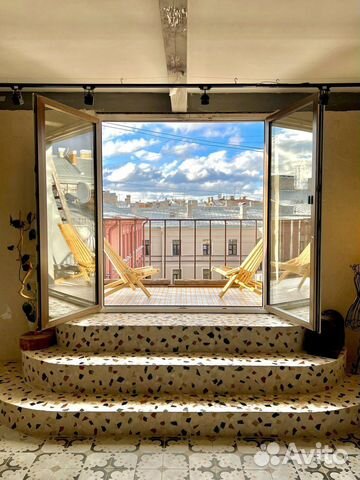 

Квартира-студия, 100 м², 2 кровати