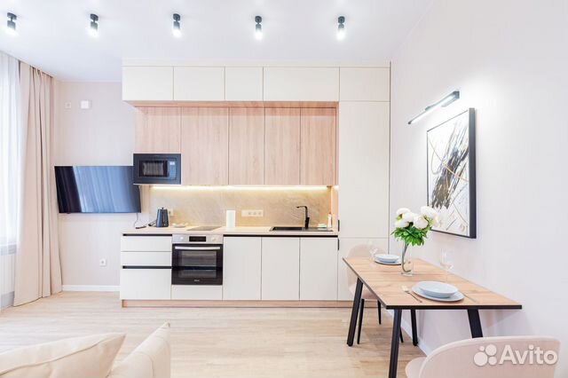 

Квартира-студия, 35 м², 2 кровати