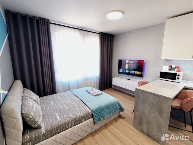 

Квартира-студия, 24 м², 2 кровати