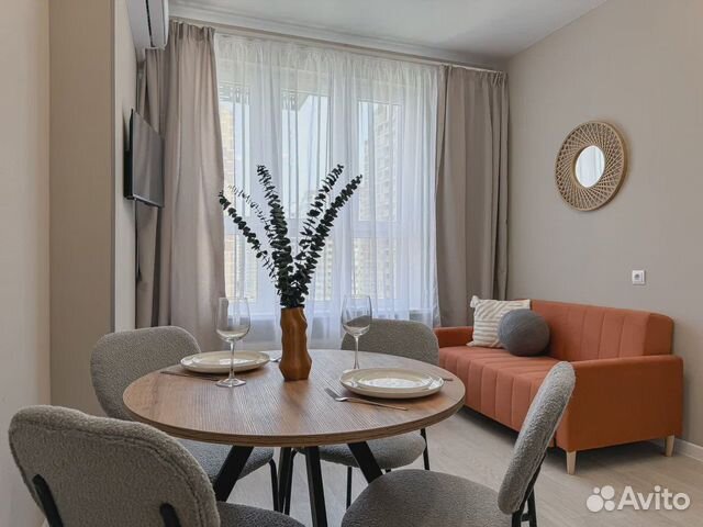 

1-к. квартира, 40 м², 2 кровати