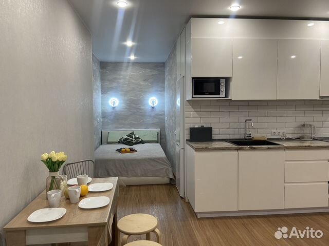 

Квартира-студия, 35 м², 2 кровати
