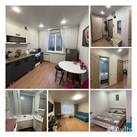 

1-к. квартира, 42,5 м², 2 кровати