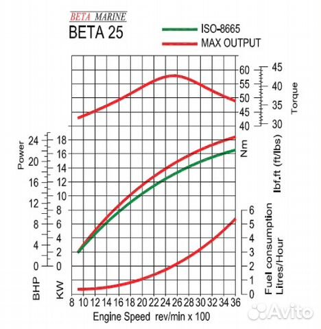 Двигатель Beta Marine 25