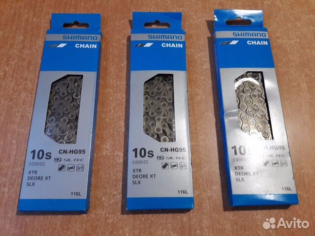Новая Цепь Shimano XT / HG95 (10ск.)
