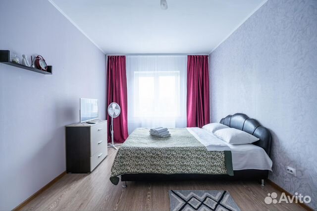 

1-к. квартира, 42 м², 3 кровати