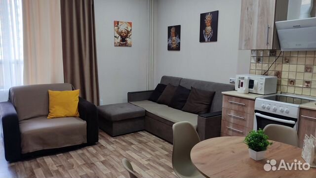 

Квартира-студия, 29,5 м², 2 кровати