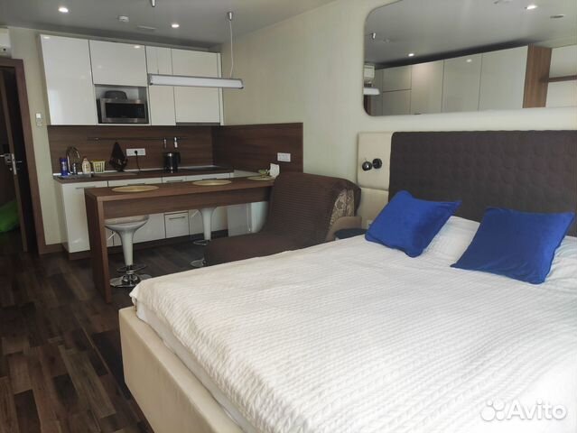 

Квартира-студия, 30 м², 2 кровати
