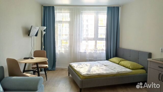 

Квартира-студия, 38 м², 2 кровати